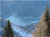 Monte Pieltinis in Monte Morgenleite Jezero Sauris